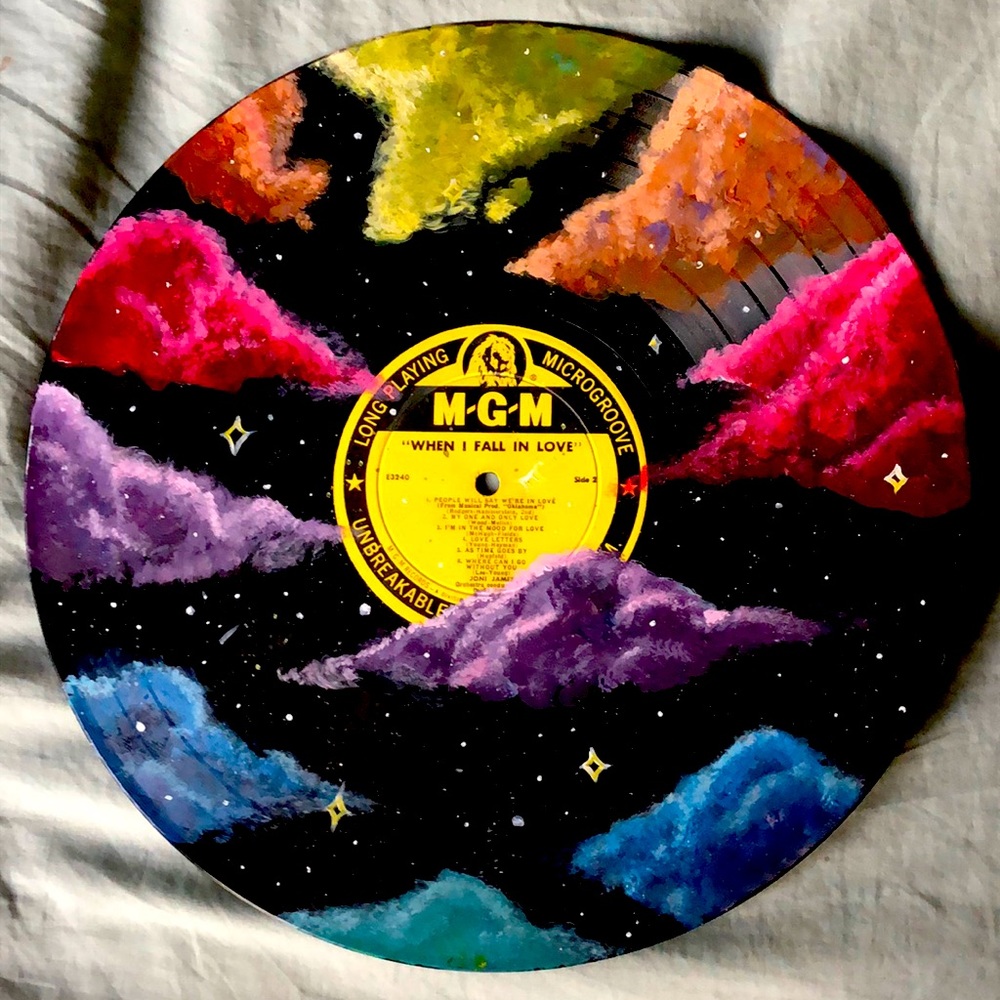 Custom vintage vinyl artwork!